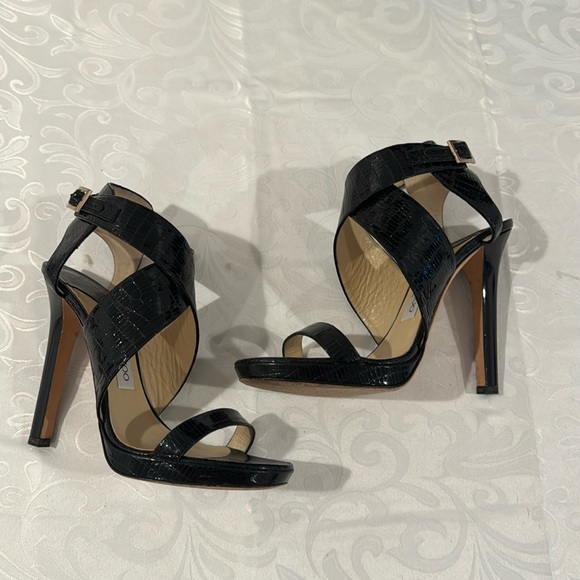 Jimmy Choo Shoes - Jimmy Choo Black Sandals. EU 39.5.